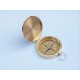 4" Solid Brass Gentlemen's Pocket Compass With Rosewood Box